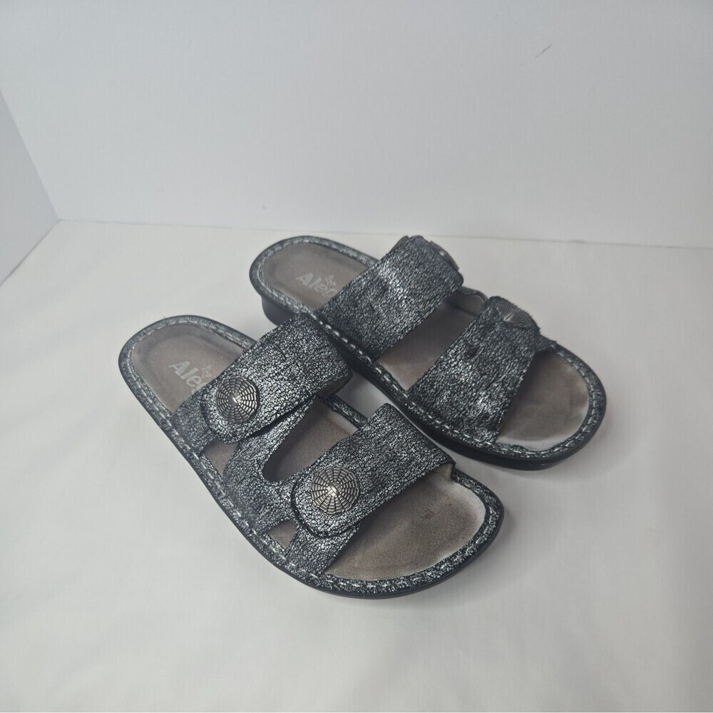 Alegria by PG Lite Women's Sandals Charcoal Style VIO-900 Size 37  US 7 - 7.5